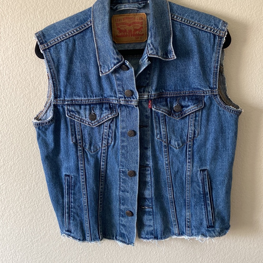 Vintage 80s Levi’s 100% Cotton DENIM VEST